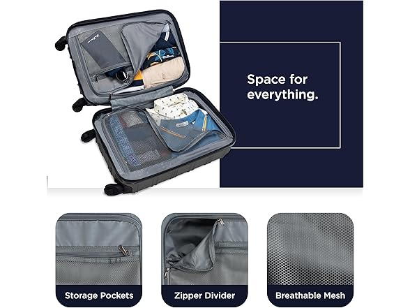 Ben Sherman Nottingham Hardside 4-Wheel Spinner Luggage