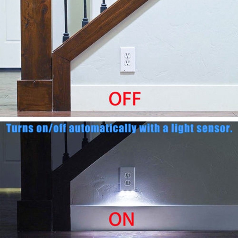 5-Pack Outlet Cover with Built-In LED Light - Gallery 21