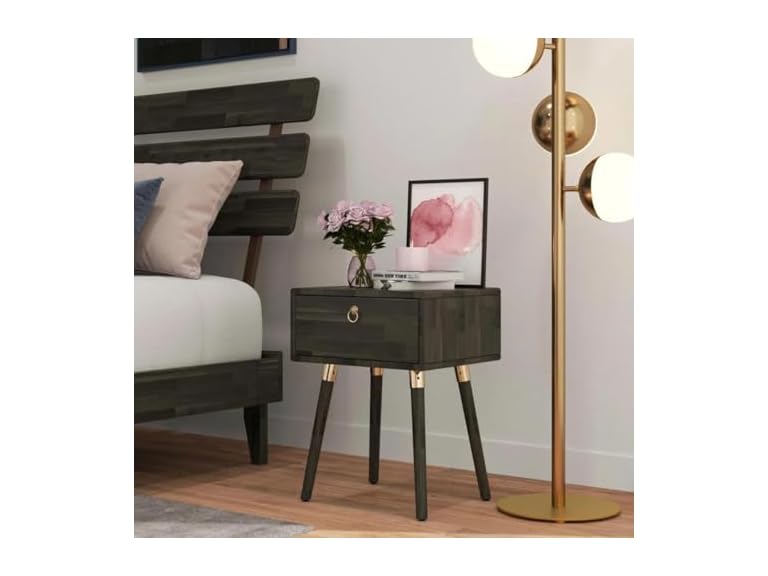 Bme Caden Solid Wood Nightstand