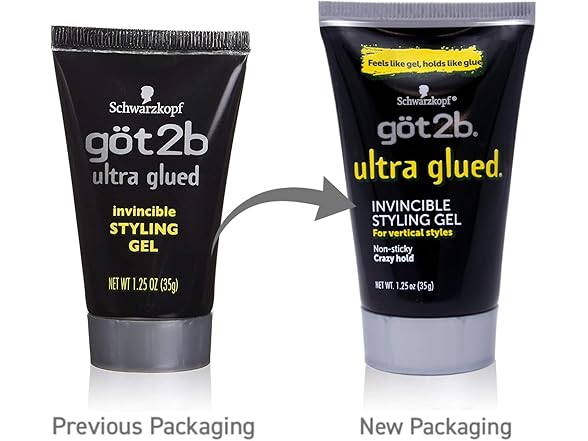 Got 2b Ultra Glued Styling Gel 1.25oz 3pk