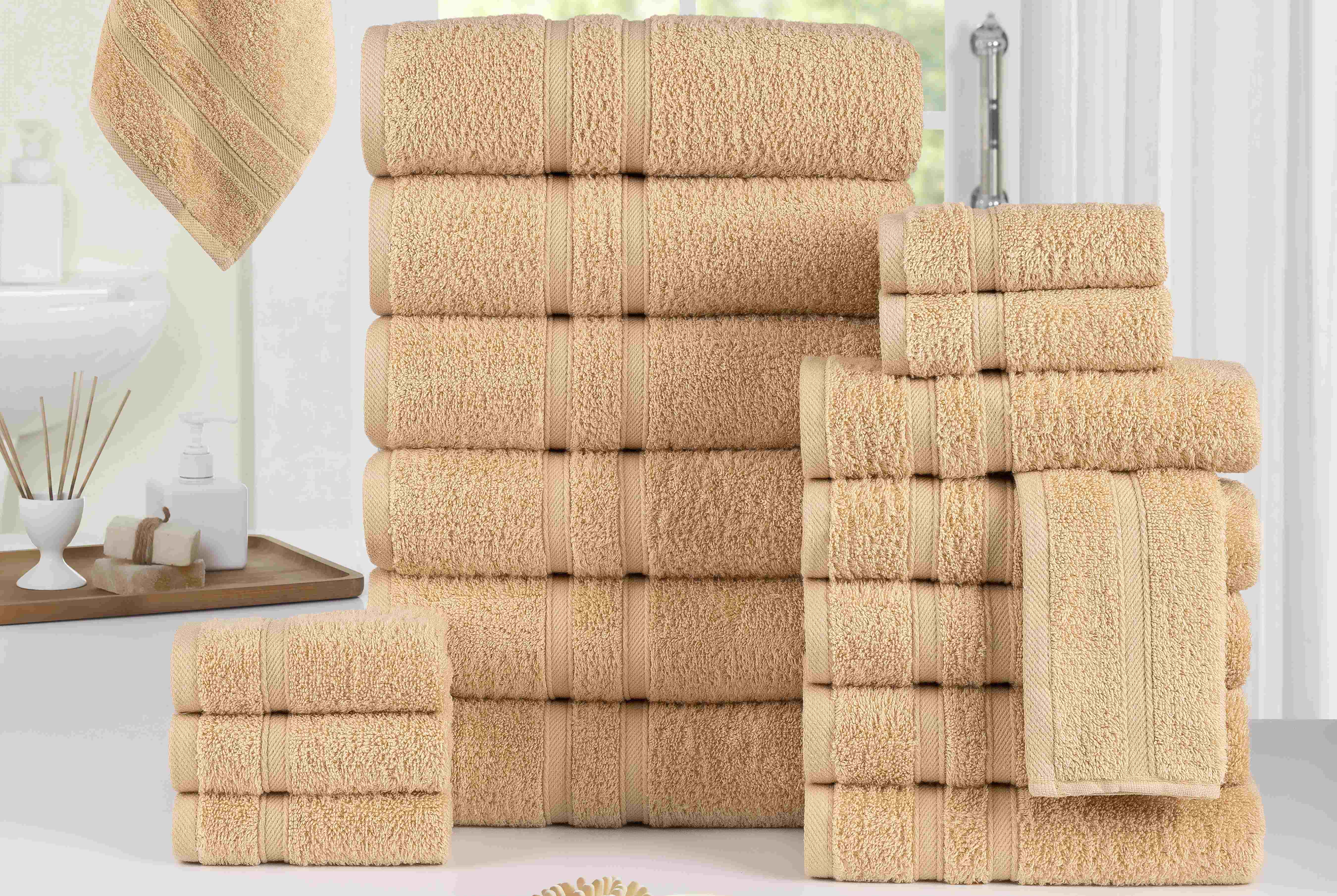 Bibb 18 Piece Egyptian Cotton Towel Set - Gallery 13