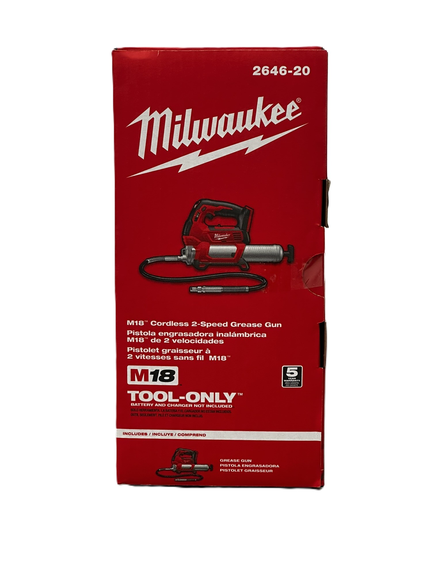 Milwaukee 2646-20 M18 2-Spd Grease Gun Bare Tool - Gallery 6