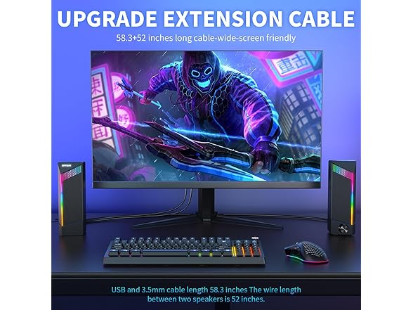 OFFSIR Computer Speakers