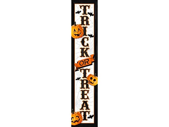 Halloween Welcome Porch Sign 8x40