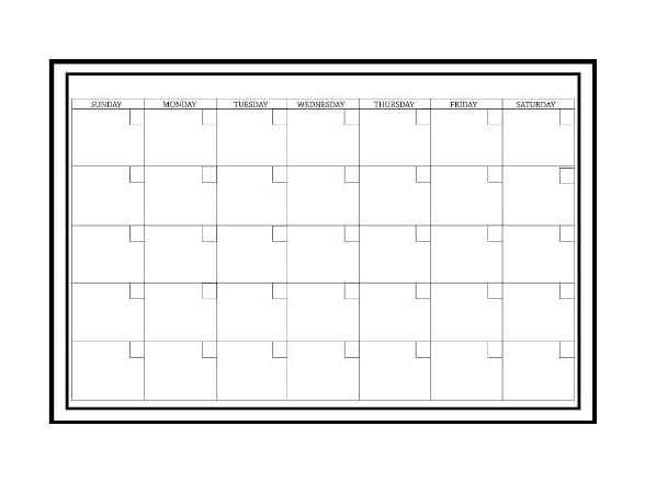 Wallpops WallPops WPE0447 Large Monthly Dry