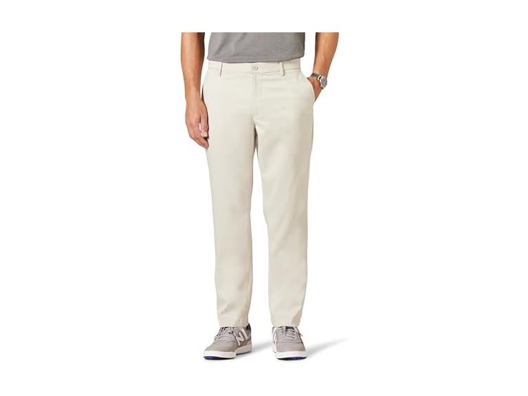 Amazon Essentials Men's Athletic-fit Stretch Golf Pants (Available in Big & Tall), Stone, 52W x 30L