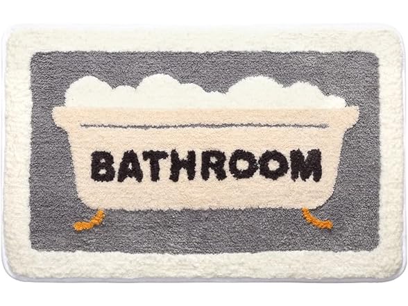 Bath Mat Rugs, Super Absorbent Floor Mat