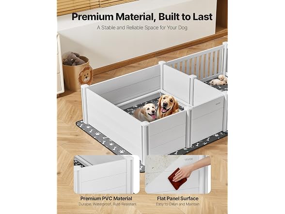 Dogs Whelping Box, 93.3x48.4x18.1 inch