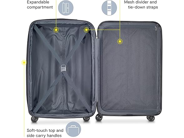 Delsey Luggage Helium Aero, Carry On, 19"