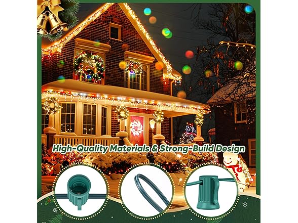 BesLowe Commercial 500 FT C9 Cut to Length Christmas Lights