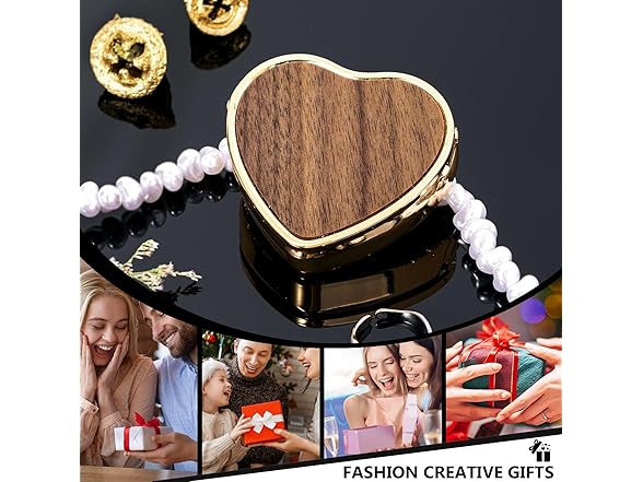 Heart shaped retro  jewelry box