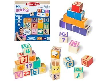 $9.99, Was $29.99, 66% Off! Ms. Rachel Melissa & Doug Wood Blocks dealfomo