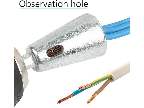 Wire Twister Tool 1/4 Hex 2Pcs Silver