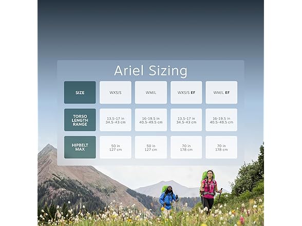 Osprey Ariel 55L Women's Backpacking Backpack