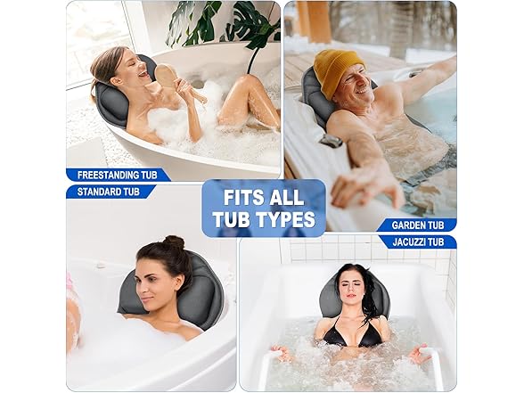 snlewrtu full body bath pillow