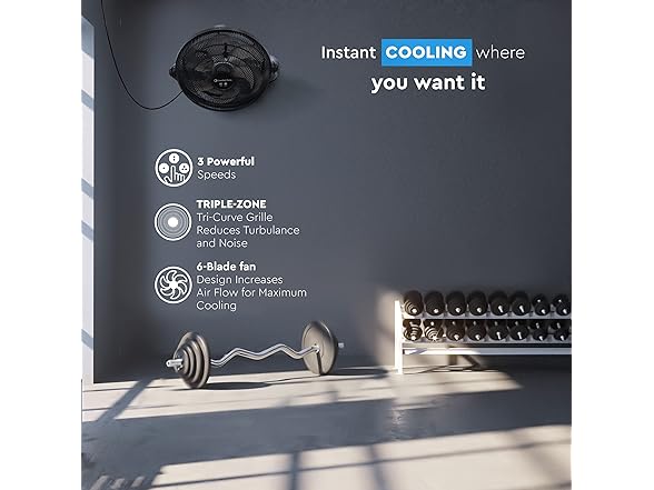 Comfort Zone PowrCurve High Velocity Floor Fan