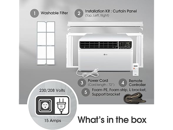 LG 23,500 BTU Window AC | LW2422IVSM