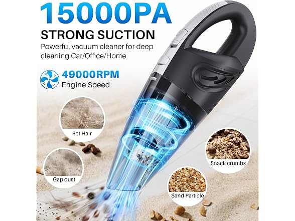 Sharptek Car Vacuum Ceaner with Bag