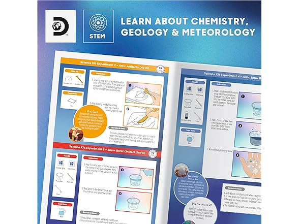 Discovery Frozen Earth Science Kit – 67 Experiments