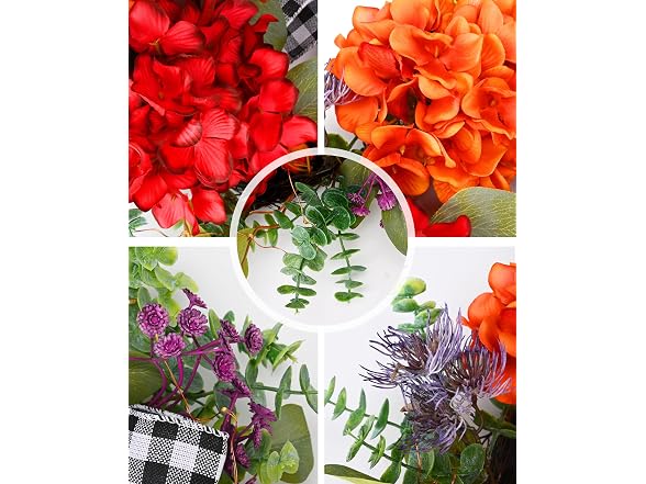 Vlorart 20" Fall Wreaths for Front Door,Fall Wrea