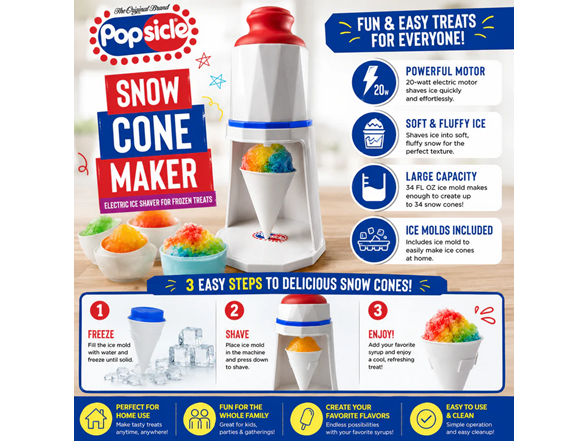 Popsicle Snow Cone Maker