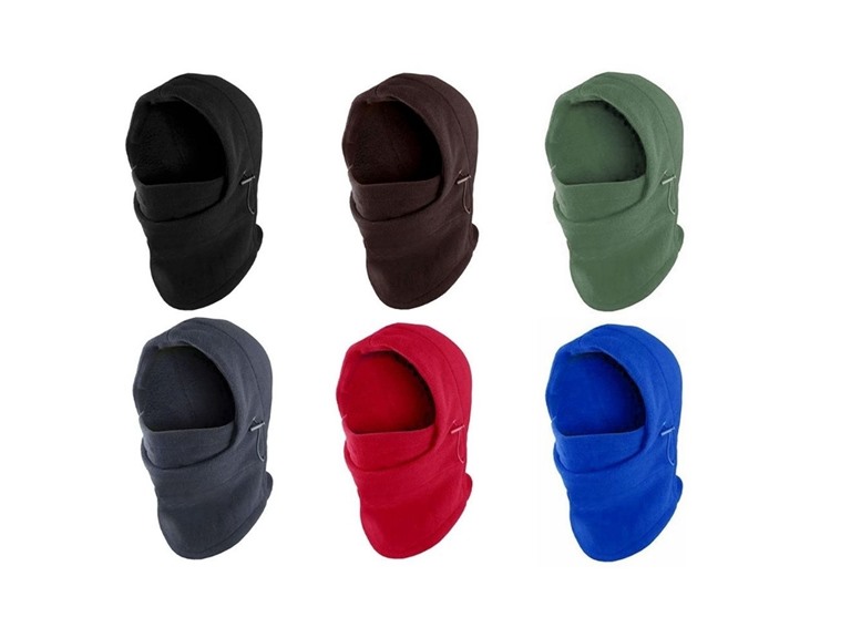 (3-Pack) Unisex Fleece Balaclava Winter Hat Mask