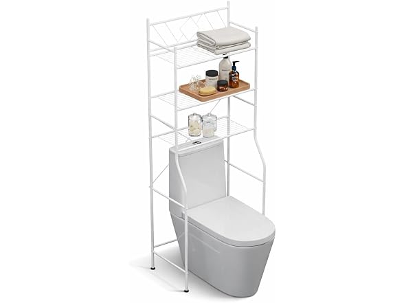 Home Zone Living Over-the-Toilet Bathroom Storage 