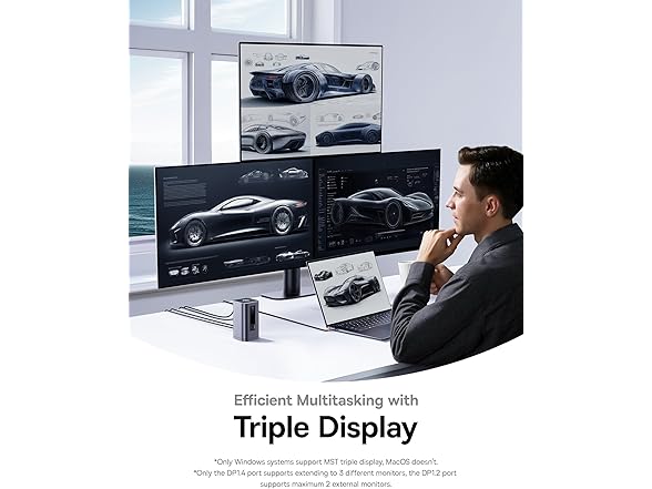 Baseus Laptop Docking Station | 11 in 1 Triple 4K Display