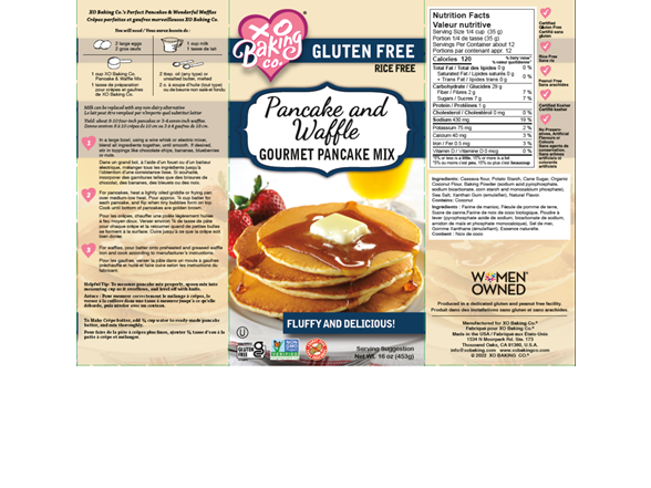 (6pk) XO Baking Gluten-free Mixes Breakfast Favorites