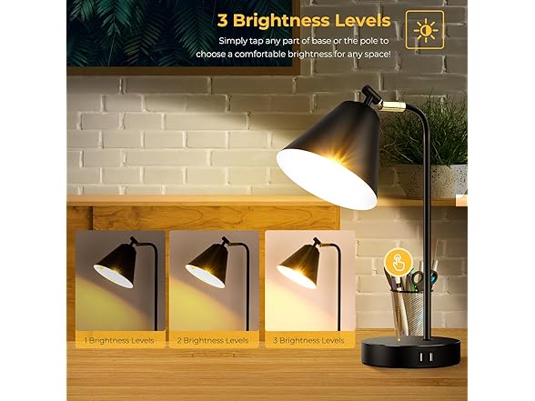 Brightever Industrial Dimmable Desk Lamp