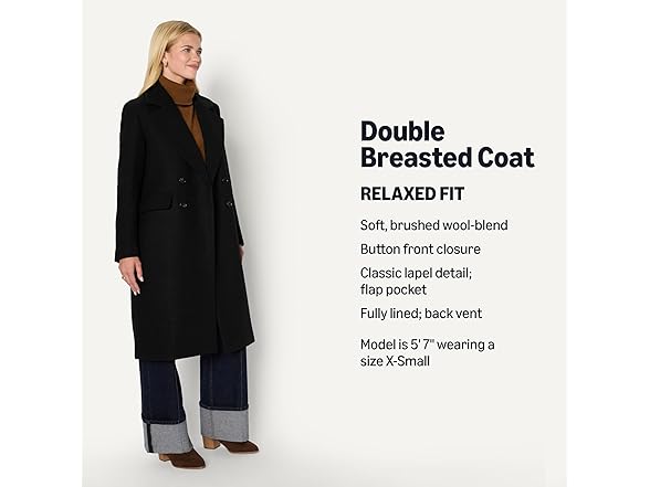 Amazon Essentials Womens Wool Blend Coat
