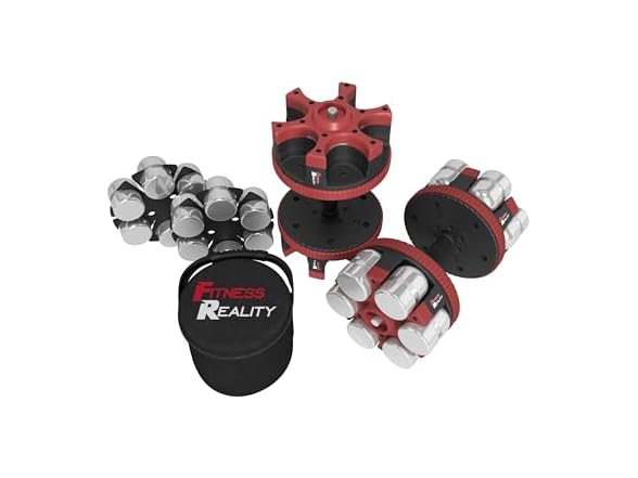 Fitness Adjustable Dumbbells 10-45 Pounds