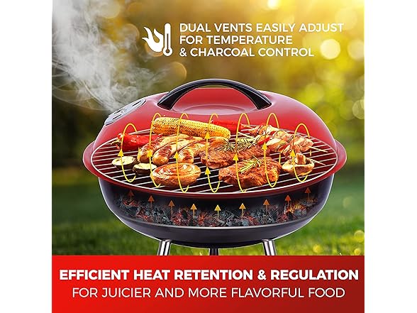 Mueller BBQ Buddy, 14 Inch Portable Charcoal Grill