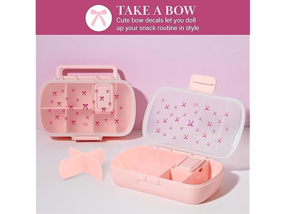 Paris Hilton 2-Pack Bento Style Snack Boxes