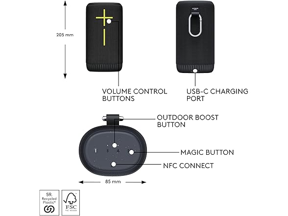 Ultimate Ears EVERBOOM Bluetooth Speaker
