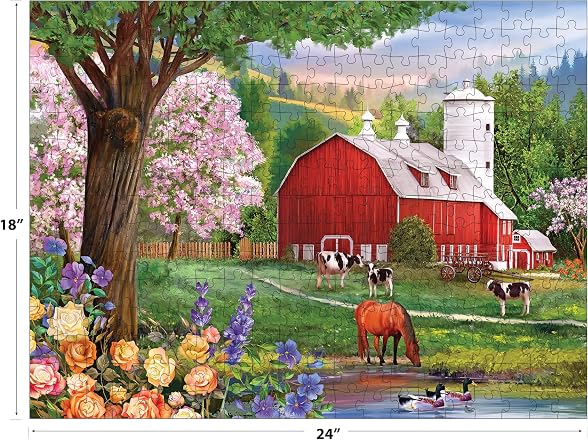 RoseArt - Puzzle Collector - Spring Morning - 300XL Piece Jigsaw Puzzle