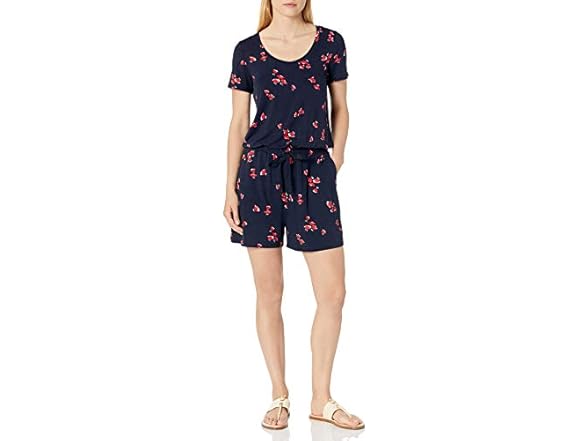 Amazon Essentials Womens Scoop Neck Romper