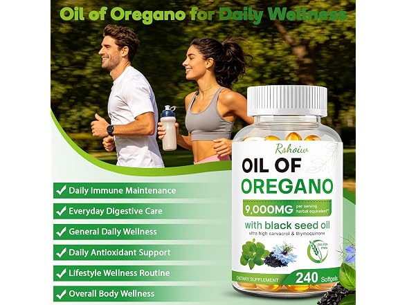 Rshoiw Oil of Oregano (240 softgels)