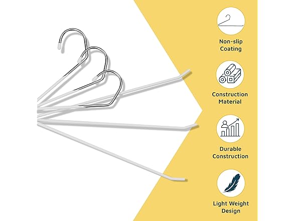 Lifemaster Metal Pants Hanger Set - 30 Pieces