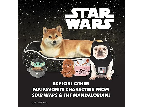 STAR WARS 2PC Easter Squeaker Pet Toys