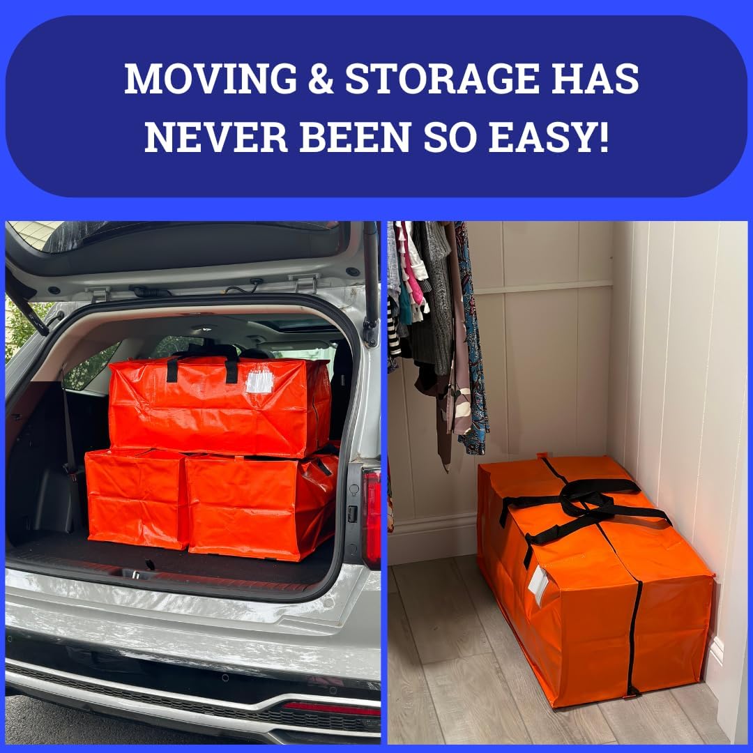 DURASACK Heavy Duty Bag, Pack of 8, Orange - Gallery 11