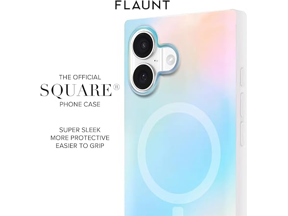 FLAUNT Square iPhone 17 Protective Case