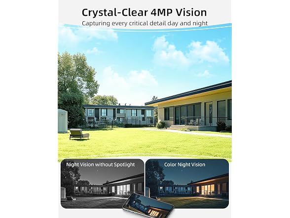 mocepo Solar Outdoor Camera 4MP WiFi