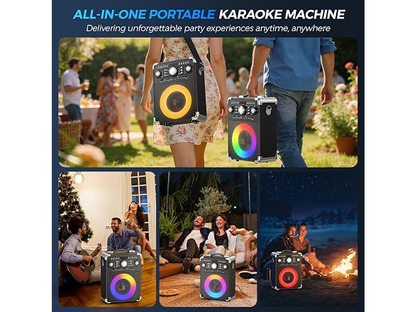 HWWR Bluetooth Karaoke Machine