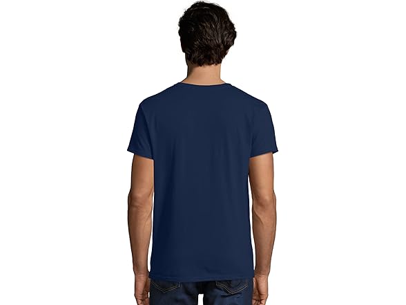 Hanes Mens Nano Tee Navy (S)