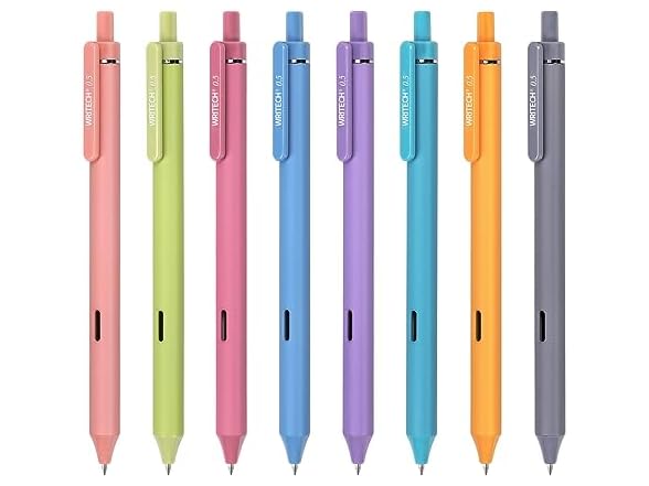 WRITECH Gel Pens Fine Point 8ct (Vacation Set)