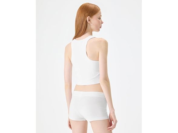 Florence By Mills Women (XS) Side Crop Tank Top