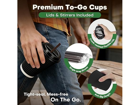16 oz Disposable Coffee Cups