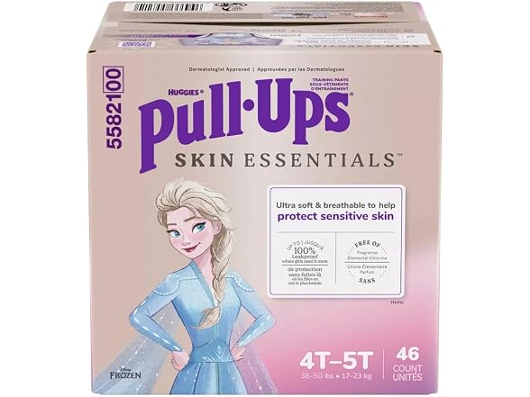 Pull-Ups Girls' Skin Essentials Luxury