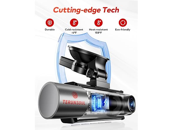 Terunsoul 3 Channel 4K Dash Cam